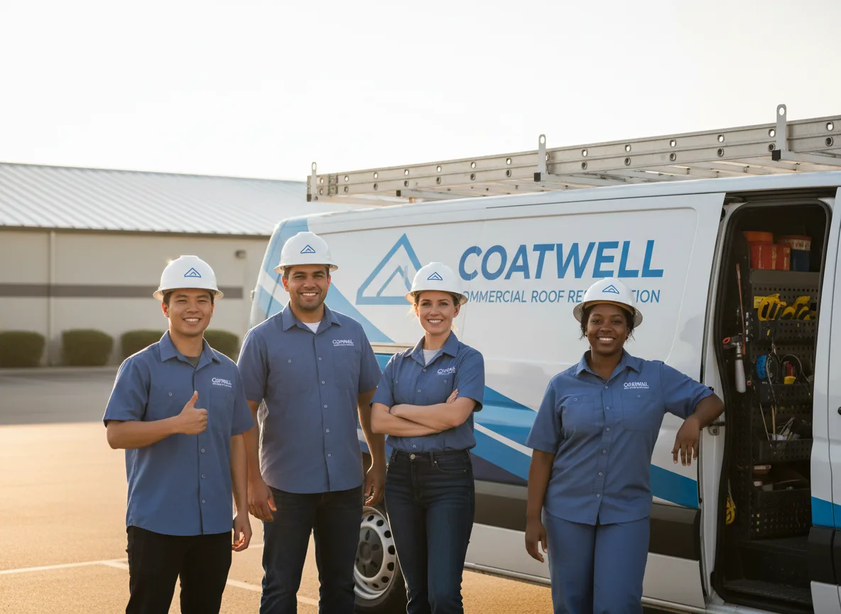 Commercial roof coating company in Art, TX